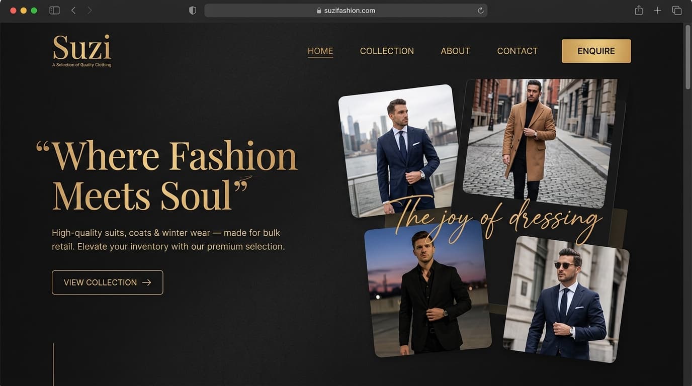 Suzi Fashion Interface Preview
